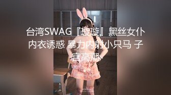 台湾SWAG『璇璇』黑丝女仆内衣诱惑 暴力内射小只马 子宫高潮