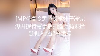 [MP4]高冷黑色长裙妹子洗完澡开操特写手指扣逼上骑乘抬腿侧入抱起来猛操